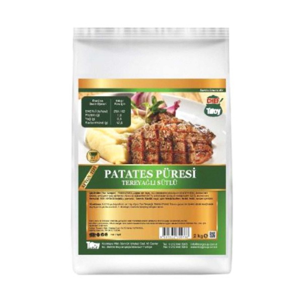 Tereyağlı ve Sütlü Patates Püresi 2 kg