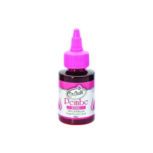 Pembe Sıvı Gıda Boyası 60 Gr