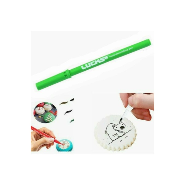 Yeşil Renk Gıda Kalemi-yenilebilir Yazı Yazma Kalemi