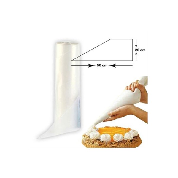 Naylon Kullan At Şanti Krema Sıkma Torbası 24x51 Cm 72 Adet