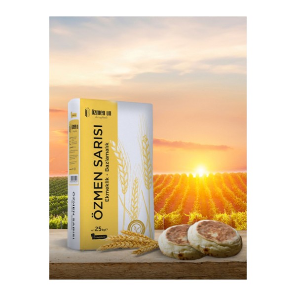 Sarısı Ekmeklik Bazlamalık Ekşi Mayalılar Un Un 25 Kg