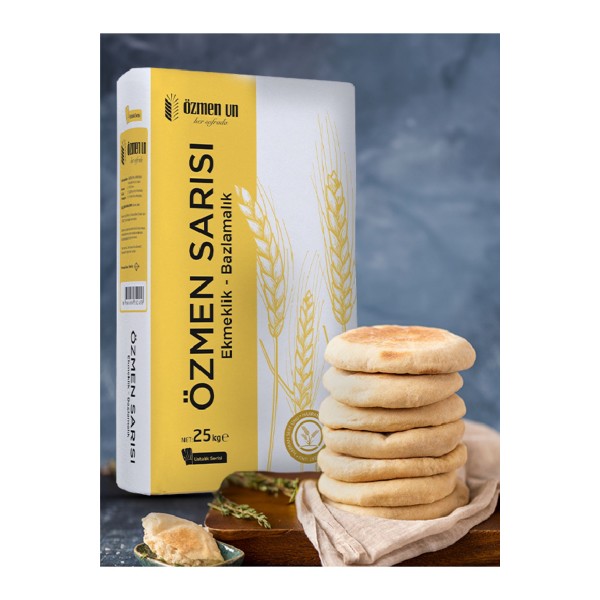 Sarısı Ekmeklik Bazlamalık Ekşi Mayalılar Un Un 25 Kg