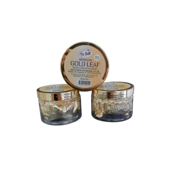 Dr Gusto 3 Lü Set Altın Varak Dekor 8 Yaprak