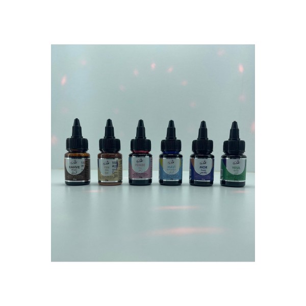 Cakeinworld 25g 6 Adet Likit Gıda Boyası