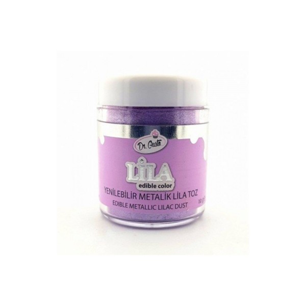 Yenilebilir Lila Metalik Toz Sim Boya 10 gr