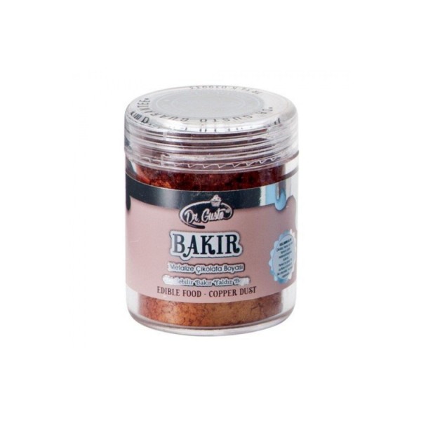 Yenilebilir Bakır Metalik Toz Sim Boya 10 Gr