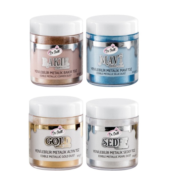Yenilebilir Metalik Toz (gold,sedef,bakır,mavi