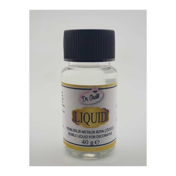 Yenilebilir Metalik Boya Çözücü 40 Gr