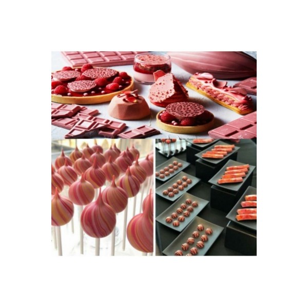 Eritme Çikolatası Kuvertür Frambuaz 200 gr