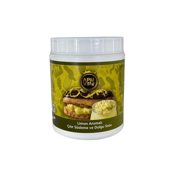 Vıp Limonlı Aromalı Çıtır Süsleme Ve Dolgu Sosu 750 Gr