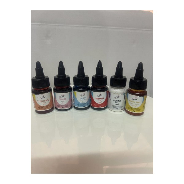 Dr Gusto Gıda Boyası 25 Gr 6 Lı