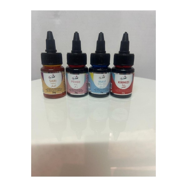 Gusto Gıda Boyası 25 Gr 4 Lü