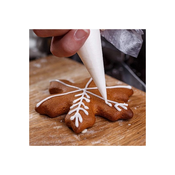 Krema Torbası 5 Adet Small Naylon Pasta Süsleme Poşeti Krem Şanti Sıkma Torbası