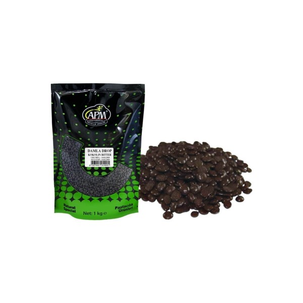 Damla Bitter Çikolata Drop 1kg
