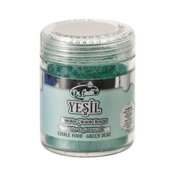 Yenilebilir Yaldızlı Sim Boya Yeşil 10 Gr