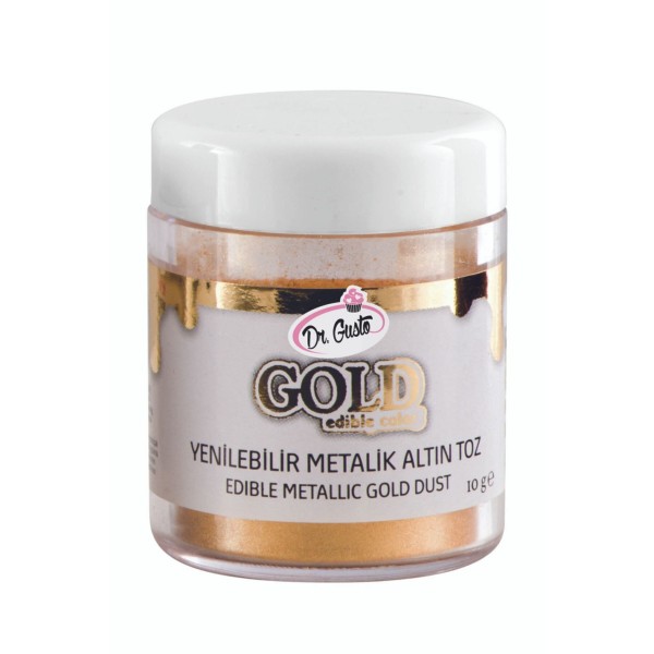 Dr Gusto Altın Yenilebilir Metalik Toz Yaldız Boya 10 gr
