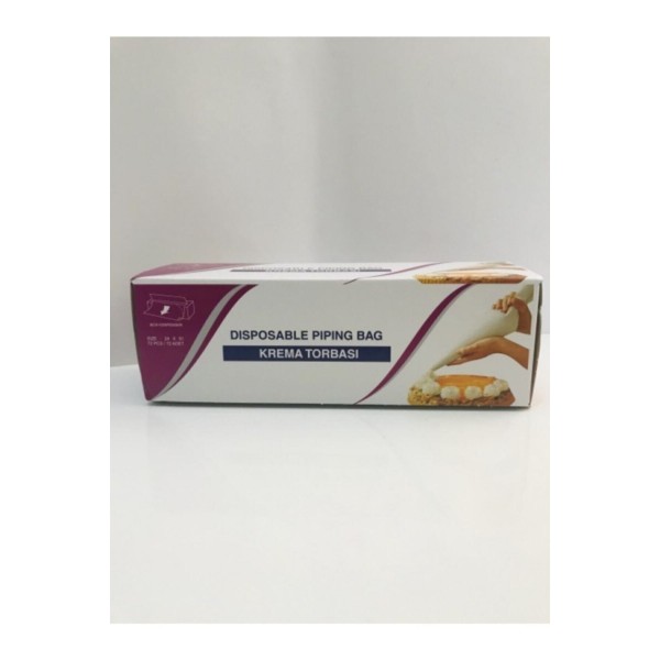 Krema Sıkma Torbası Tek Kullanımlık 72li Orta Boy