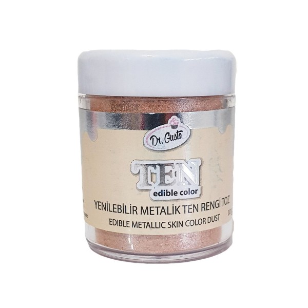 Dr Gusto Ten Rengi Yenilebilir Metalik Toz Yaldız Boya 10 gr