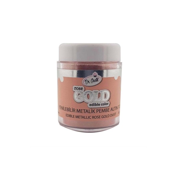 Yenilebilir Yaldız Rose Gold 10 Gr Dr Gusto