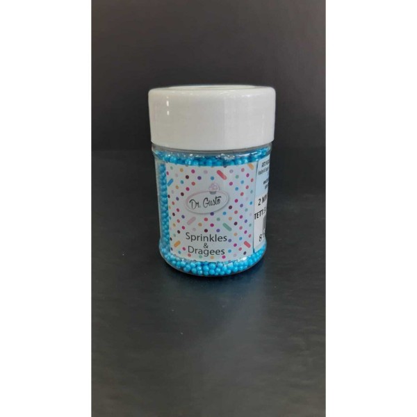 Dr Gusto 2mm Mavi Boncuk Şeker 45gr