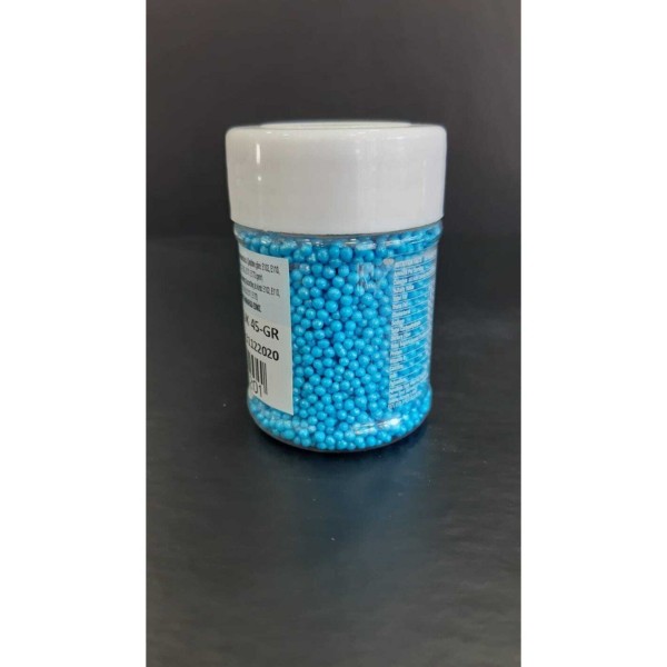 Dr Gusto 2mm Mavi Boncuk Şeker 45gr