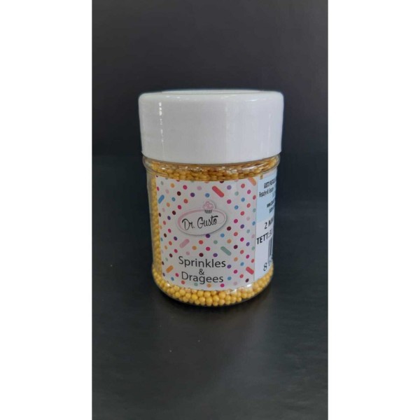 Dr Gusto 2mm Altın Boncuk Şeker 45gr