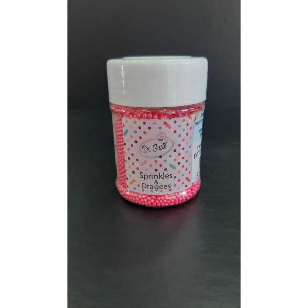 Dr Gusto 2mm Pembe Boncuk Şeker 45gr