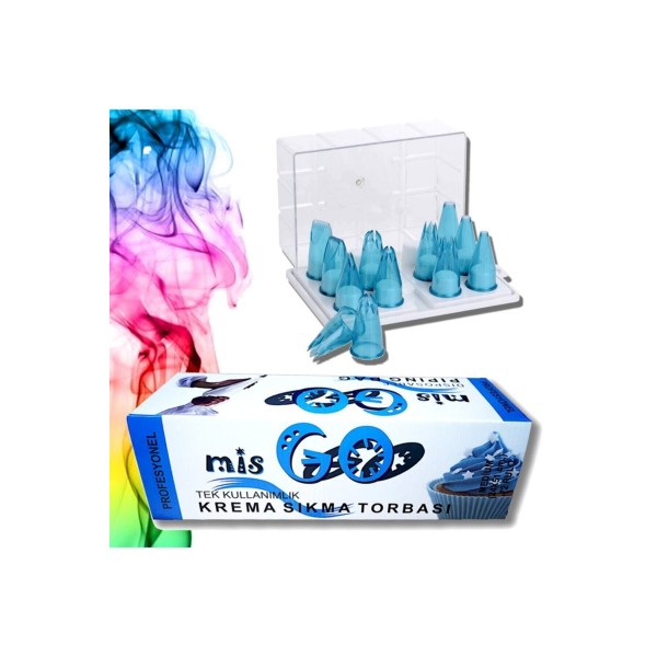 Krema Sıkma Torbası 72 Li Ve Poli Kırılmaz Duy Seti 12 Li