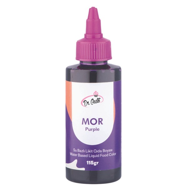 Dr.gusto Su Bazlı Sıvı Gıda Boyası 115gr - Mor