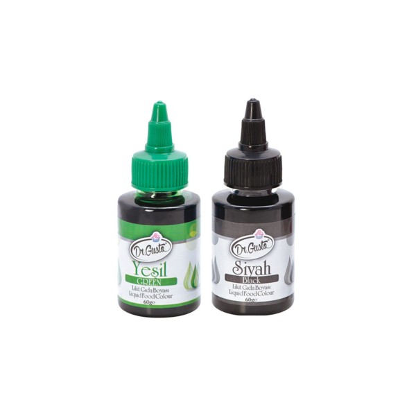 Su Bazlı Likit Gıda Boyaları 2'li 60gr