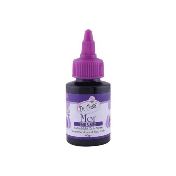 60 gr Mor Su Bazlı Likit Sıvı Gıda Boyası