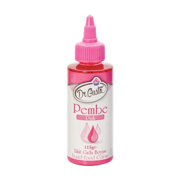 115 gr Pembe Su Bazlı Likit Sıvı Gıda Boyası