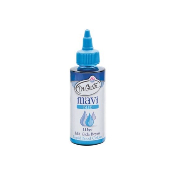 Dr Gusto Sıvı Gıda Boyası Mavi 115 Gram