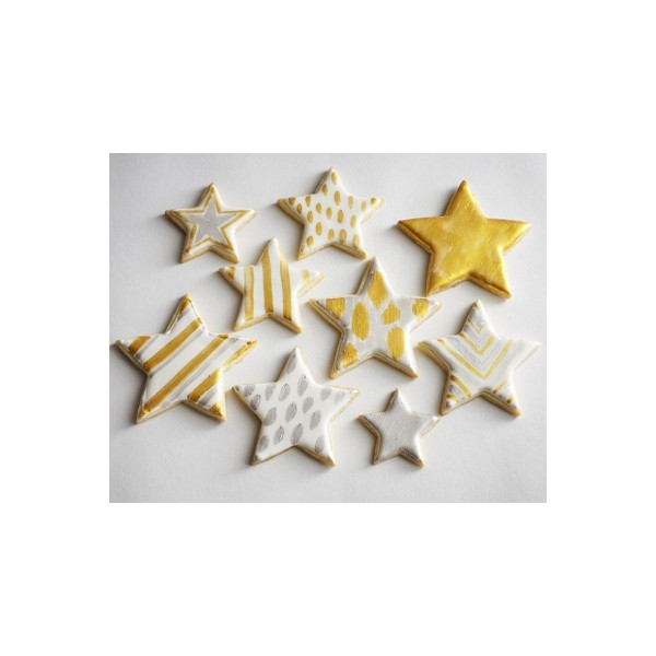 Yenilebilir Parlak Altın Metalik Toz Boya 10 gr