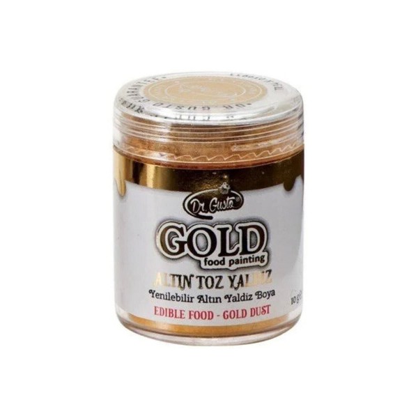Yenilebilir Altın Metalik Toz Sim Boya 10 Gr