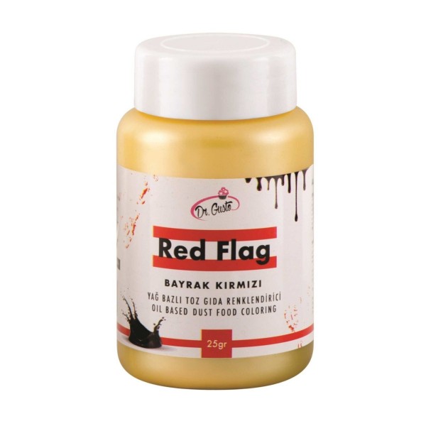 Pastry Planet  Yağ Bazlı Toz Boya Bayrak Kırmızı 25 g