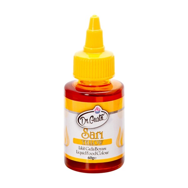 Su Bazlı Likit Gıda Boyası Sarı 60 gr