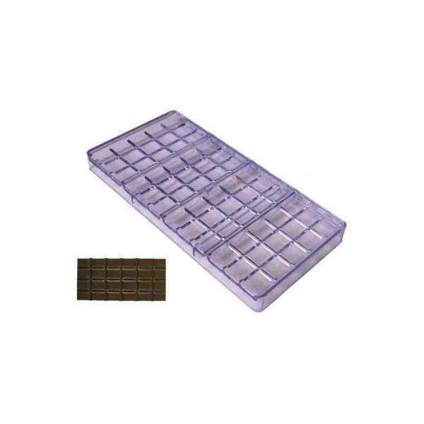 Polikarbon Çikolata Kalıbı Tablet 27.5x13.5 (TBL-135) - V