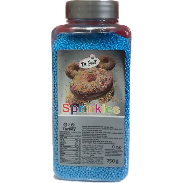 2 mm Boncuk Şeker Mavi 250 gr