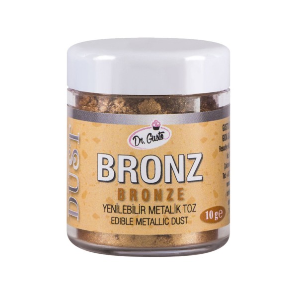 Dr.gusto Yenilebilir Metalik Toz Boya 10gr - Bronz