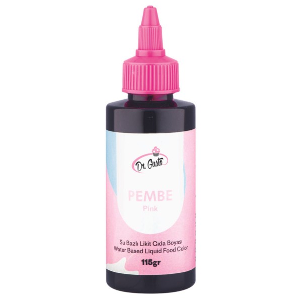 Dr.gusto Su Bazlı Sıvı Gıda Boyası 115gr - Pembe