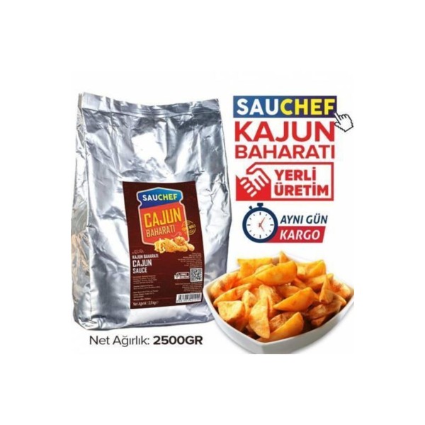 Cajun Baharatı 2,5 Kg Yemeklik Sos