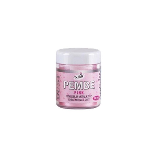 Yenilebilir Metalik Toz Gıda Boyası 10gr Pembe