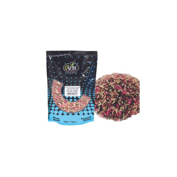 Vermiçelli Kokolin Karışık Renkli 1 Kg