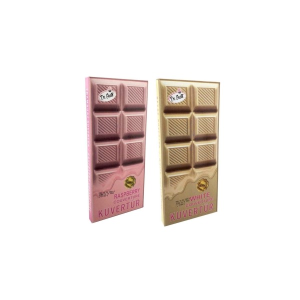 Kuvertür / Eritme Çikolata Fildişi Ve Frambuaz 200 Gr