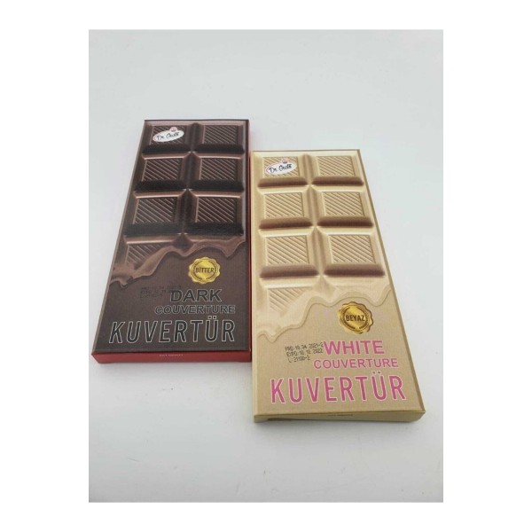 Dr. Gusto Fildişi - Beyaz Kuvertür Çikolata 200 Gr
