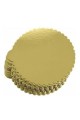 Pasta Sunum Altlığı 20 Adet Gold Pasta Kağıdı 20 cm Kağıt Pasta Altlıkları